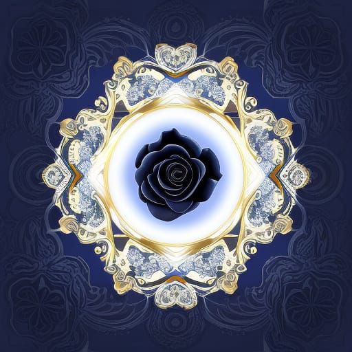 Black Rose in Crystal Jar, Anime Style