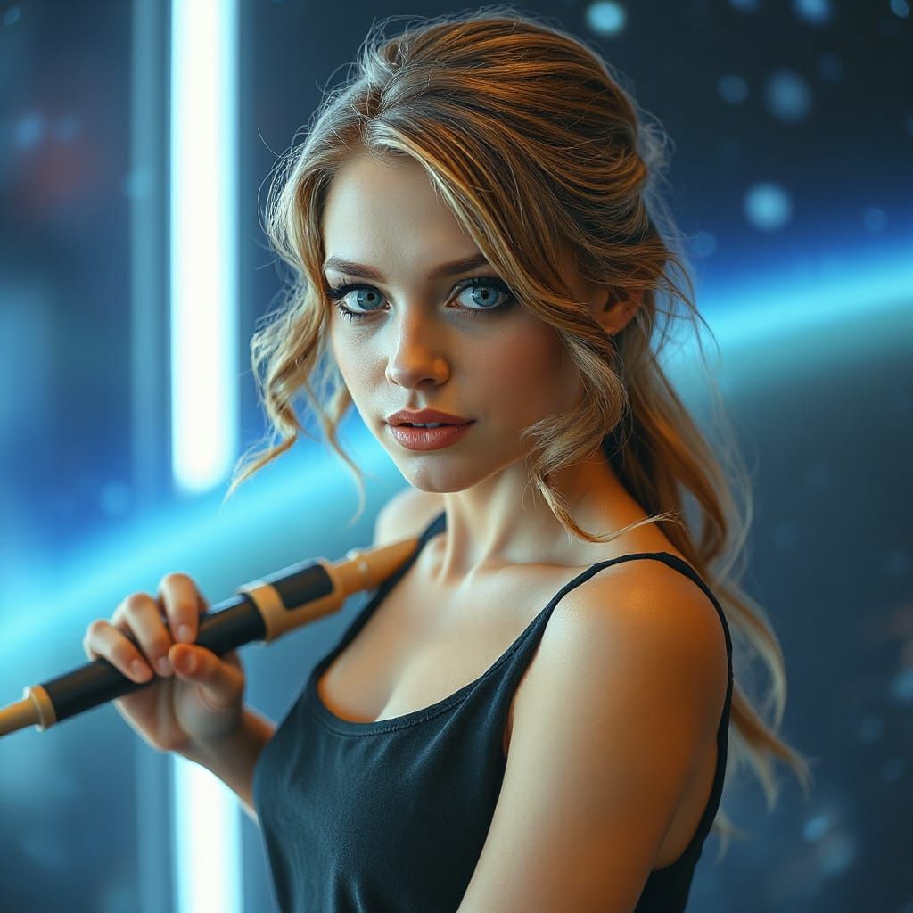 Princess of Music in Space, Digital Art