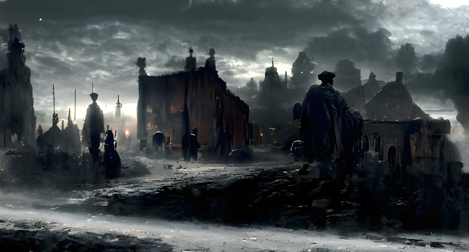 Peaky Blinders Inspired Portrait in Rainstorm