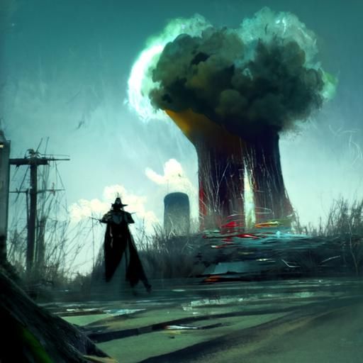 Sinister Nuclear Explosion in Ominous Style