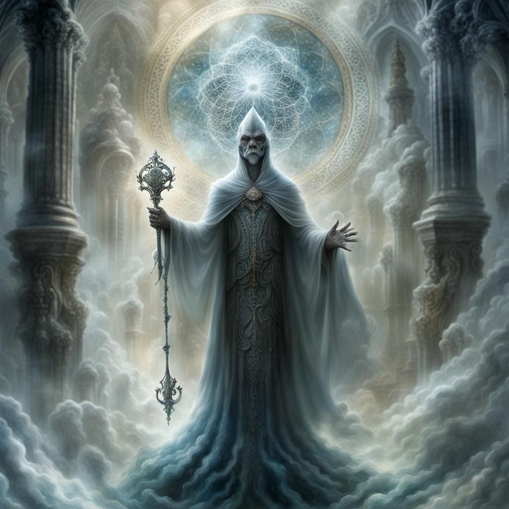 Ethereal Cosmic Astral Illustration by Pablo Amaringo