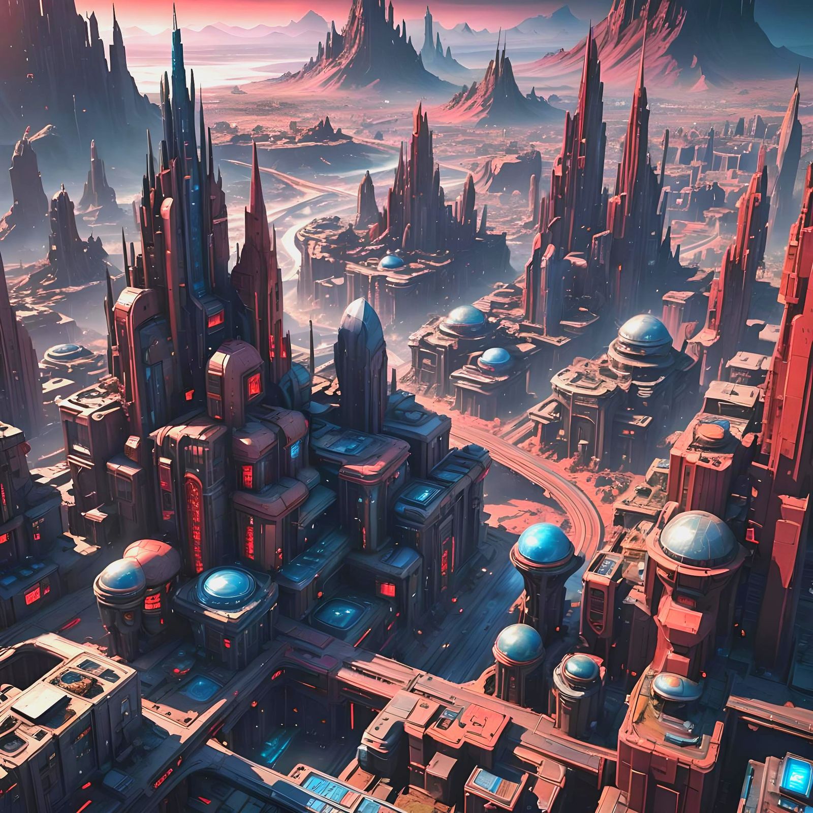 Fantastical Alien World Concept Art