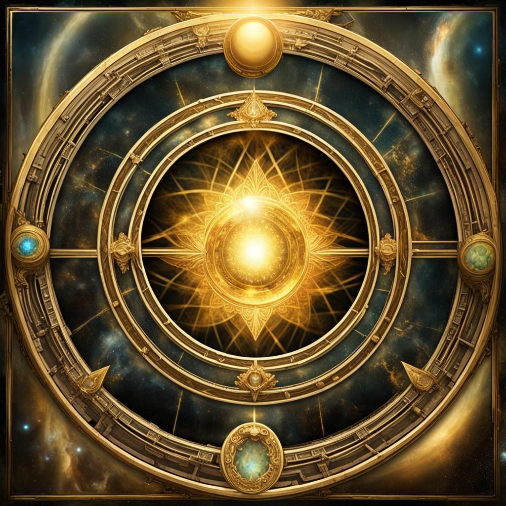 Golden Ring of Light Around Atlantis