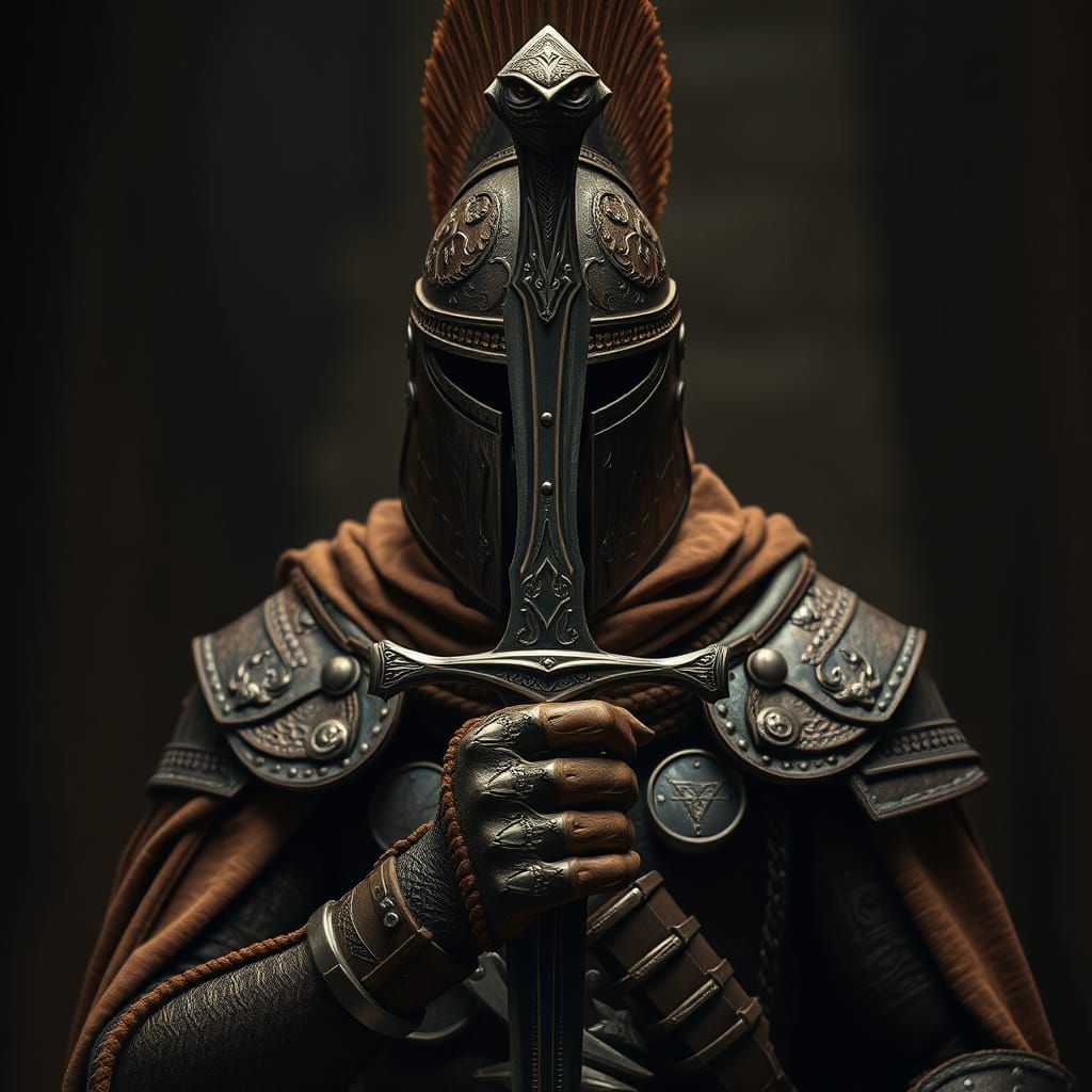 Surreal Dark World Scene in H.R. Giger Style