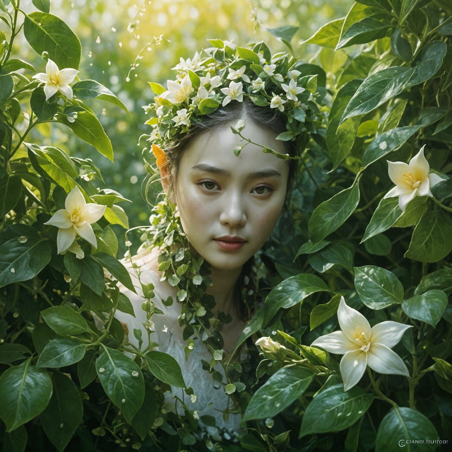 Sylvan *divinity*, an *enchantress*, a mutant, mutinous crea...