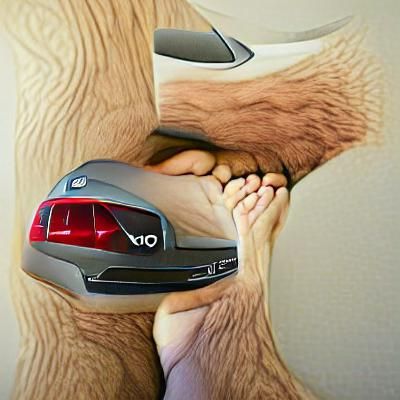 Foot on a Volvo: A Study in Casual Composition
