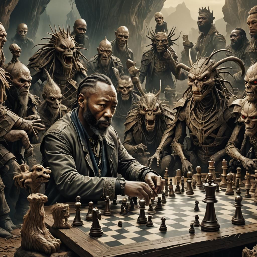 Thom Yorke's Chess Game with Earth King and Spiders