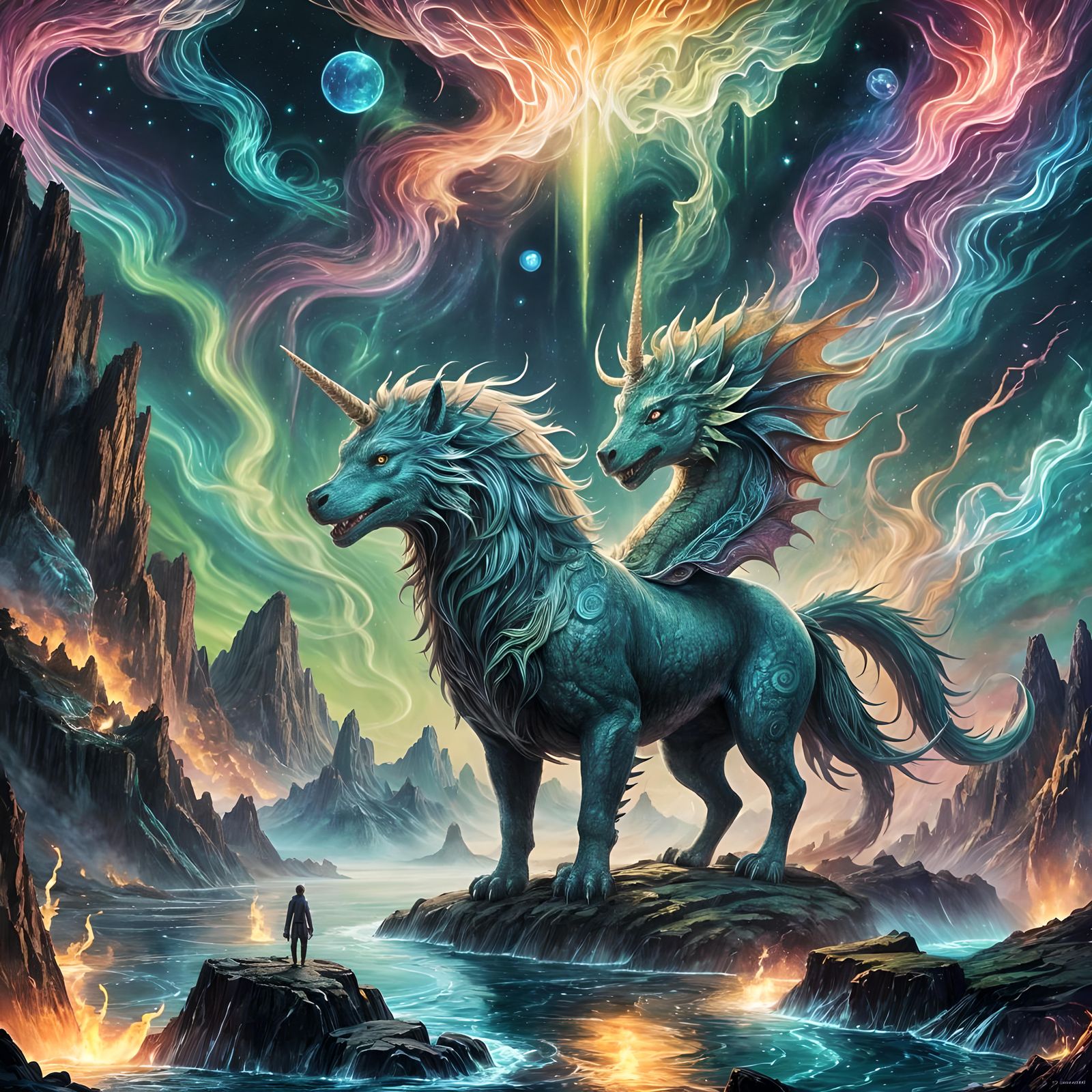 Ethereal Dreamscape: Abstract Surreal Digital Art