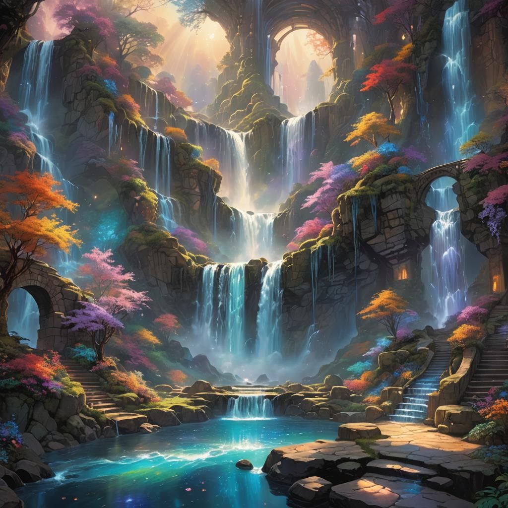 Shimmering Portal to a Fantastical Dreamworld