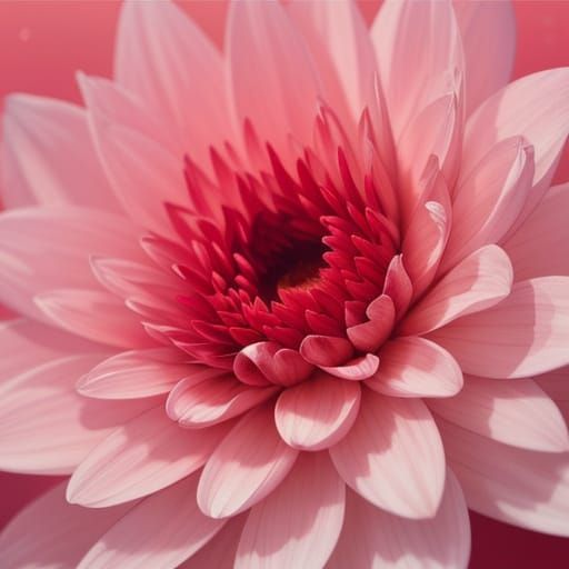 Soft Focus Romanticism of a Single Red Dahlia in a Gradient ...