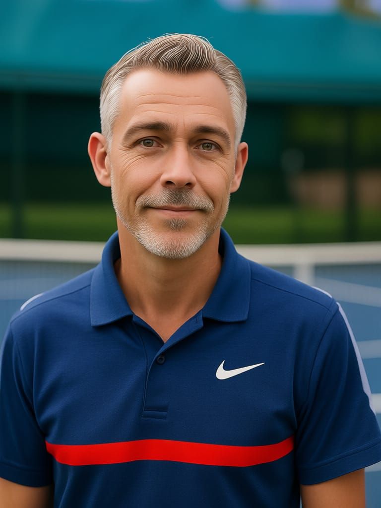 Photorealistic Man in Business Suit in Modern Office