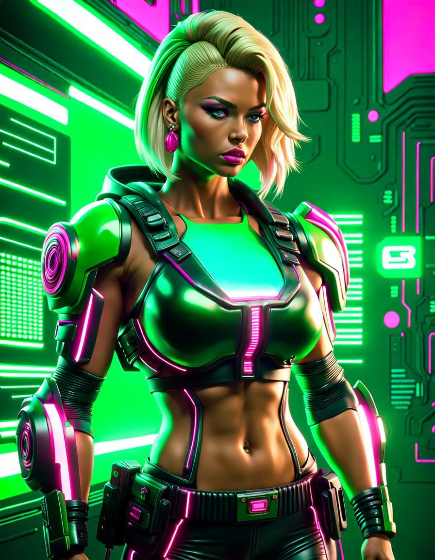 MMA Cybergirl Janelle