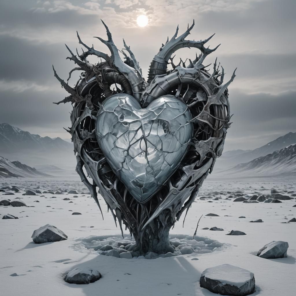 A heart of ice, a mind of steel,
No warmth to feel, no wound...