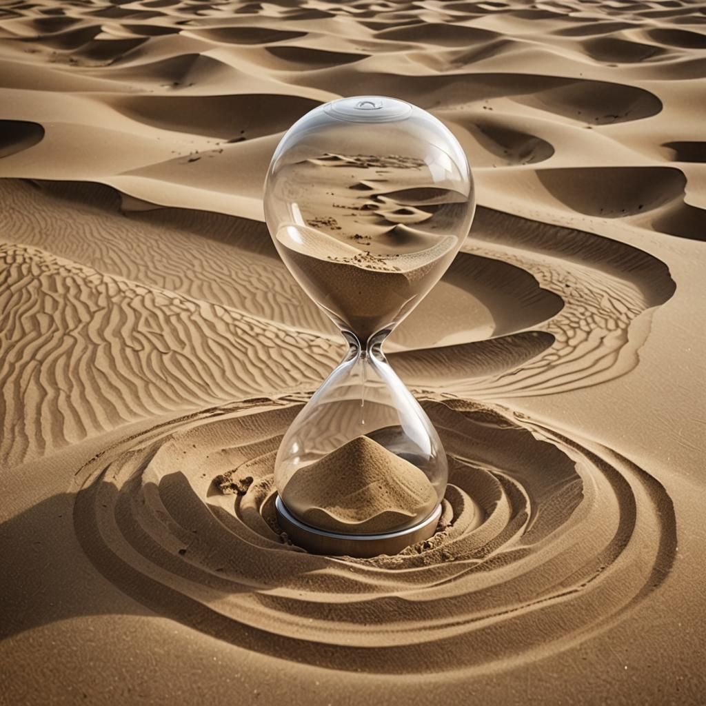 Hourglass Portal Through Time and Reality