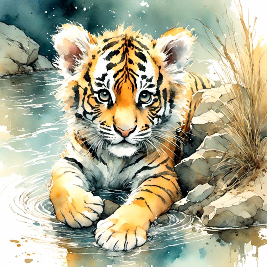 Tiger cub
