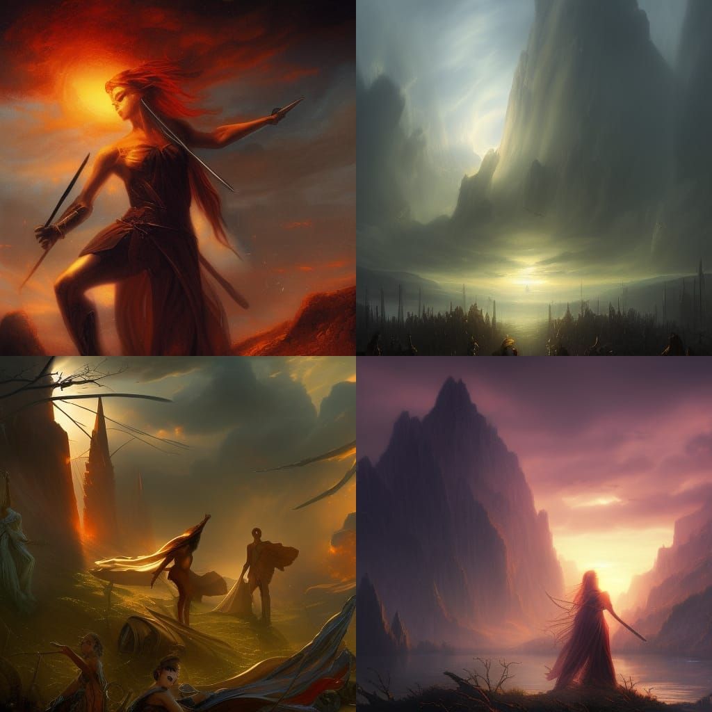 Elysian Fields: Greek Mythology in Dark Fantasy Style