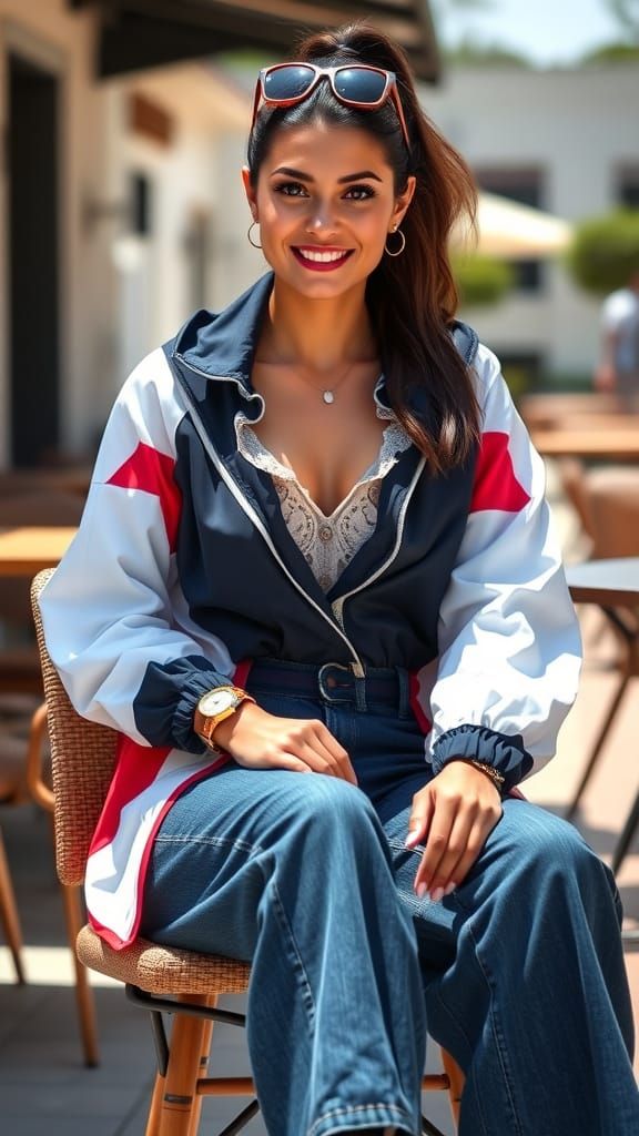 Latin Goddess Basks in Warm Summer Sunlight