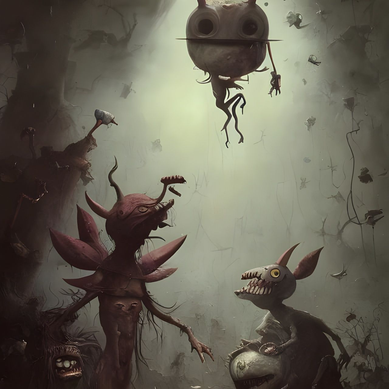 Aaahh!!! Real Monsters in a Whimsical Painting