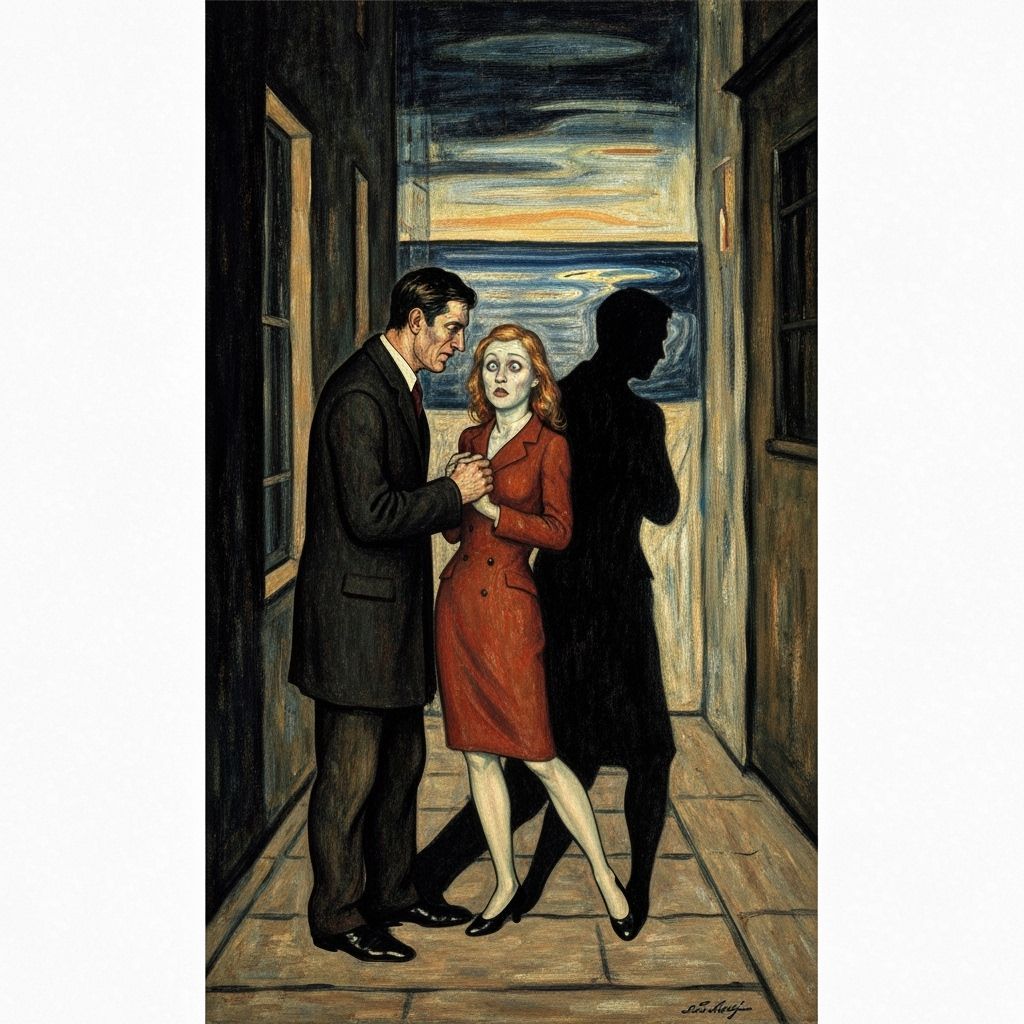 Encroaching Silence: Expressionist Scene of Fear