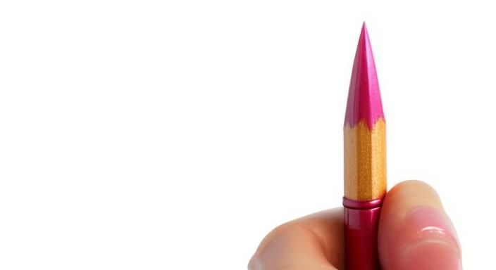 Futuristic Cyberpunk Pencil Tip Carving in Hyperrealistic St...