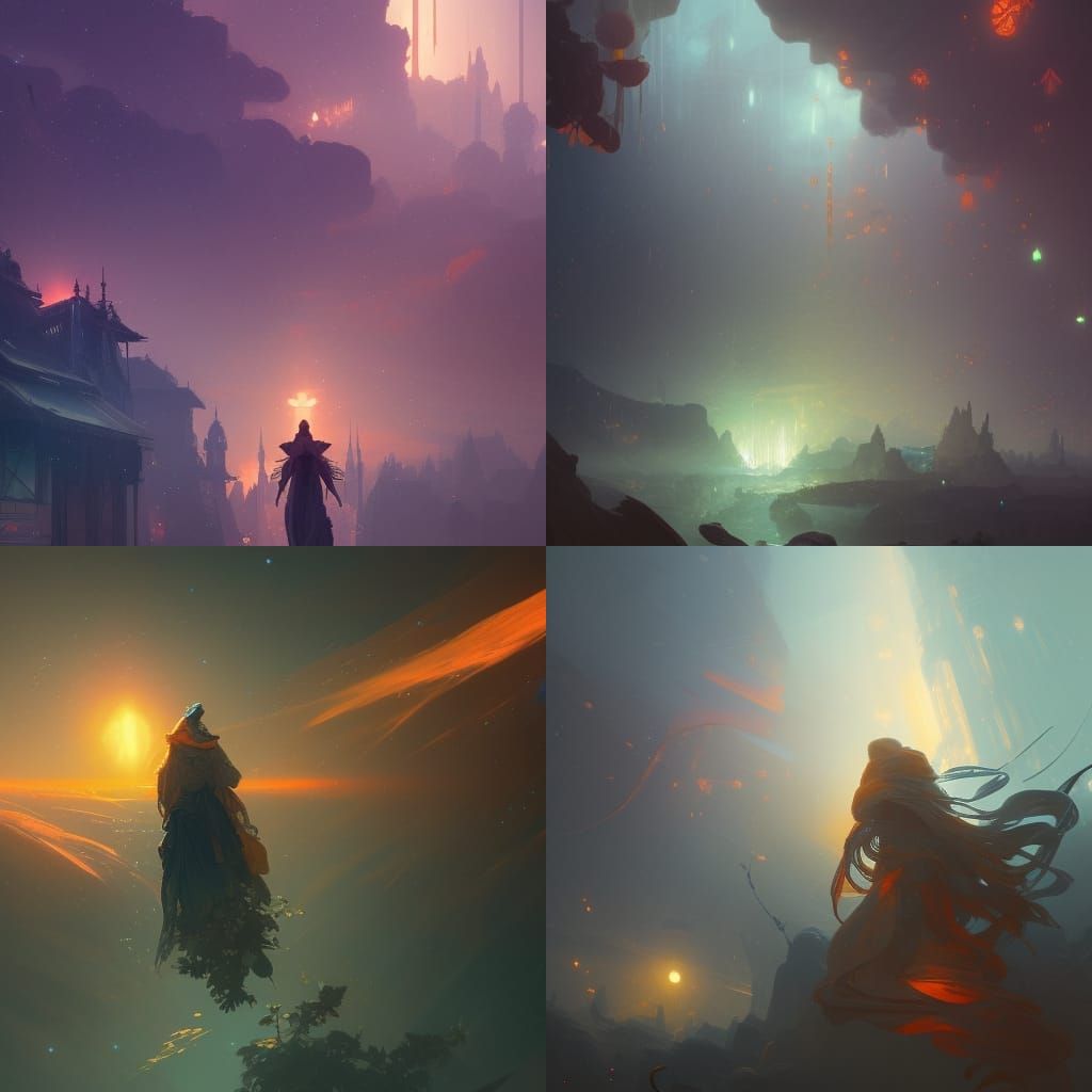 Starlit Sky: Hyperdetailed Concept Art