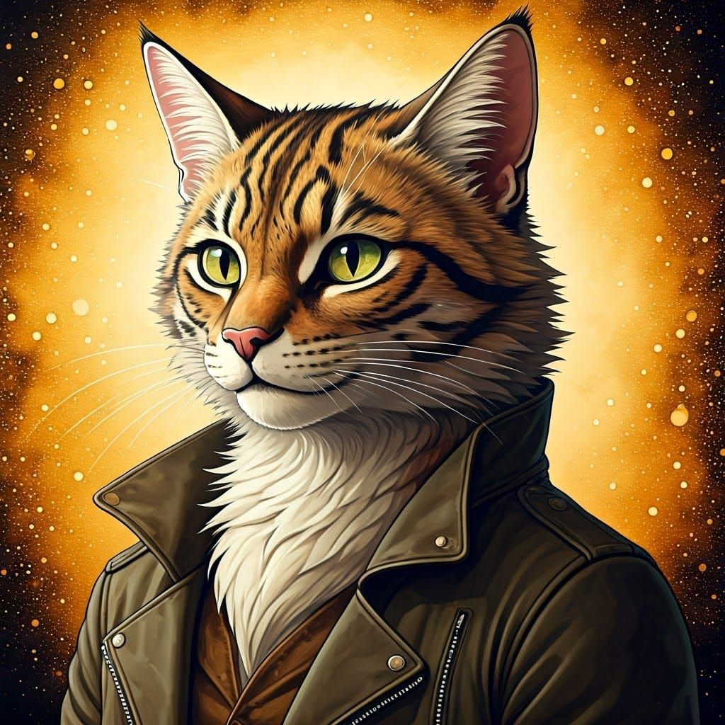 Anthropomorphic Anime Cat in Antwerp Centrum