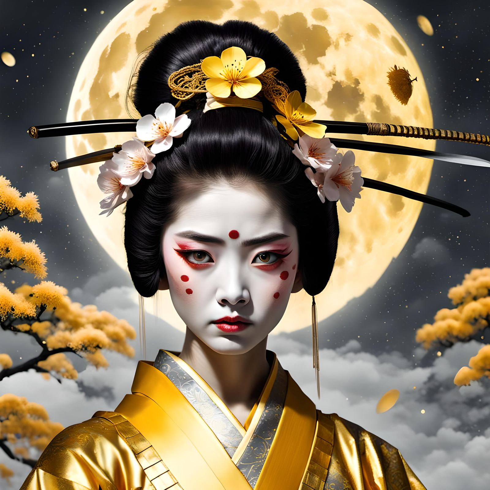The Golden Geisha Samurai!