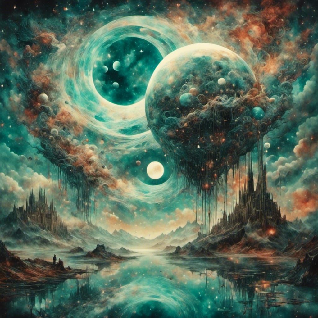 Mirrored Realms: Heaven and Earth in Harmony