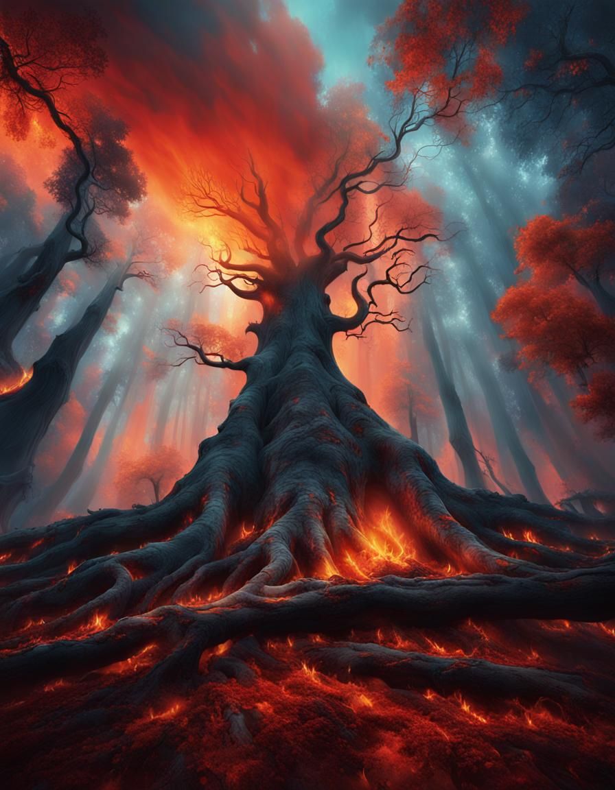 Burning Forest: Digital Matte Painting in Unreal Engine