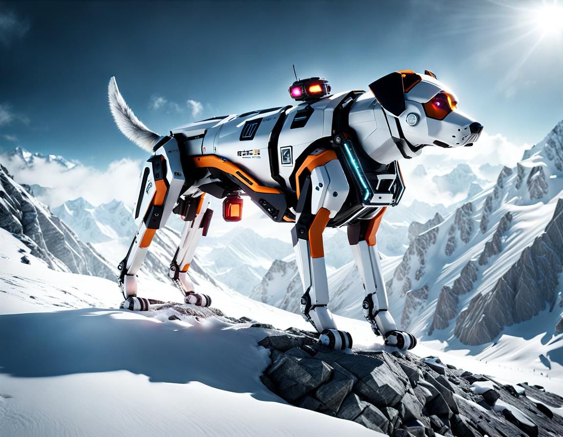 Cyborg Robotic Rescue Dog