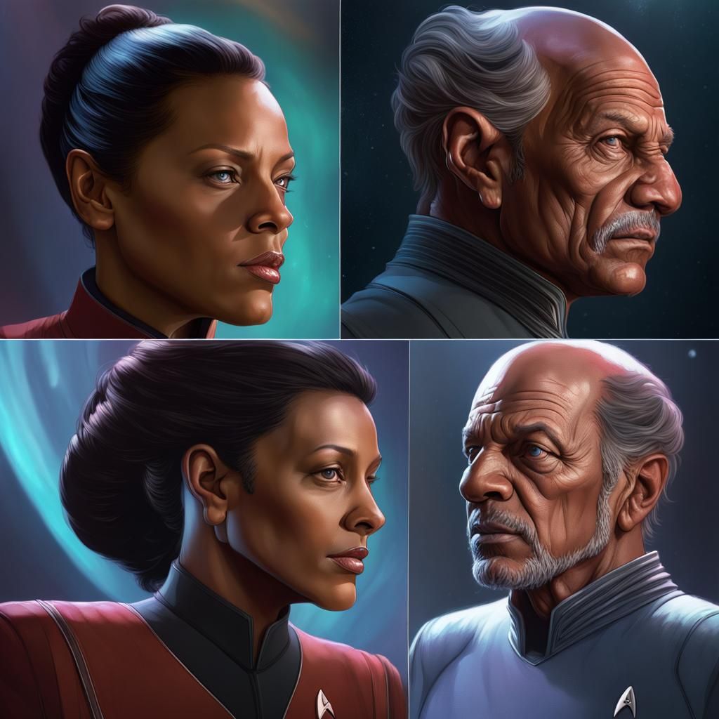 Star Trek Deep Space Nine Portrait in Unreal Engine 5