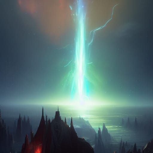 Hyperdetailed Nebula in Dark Fantasy Style