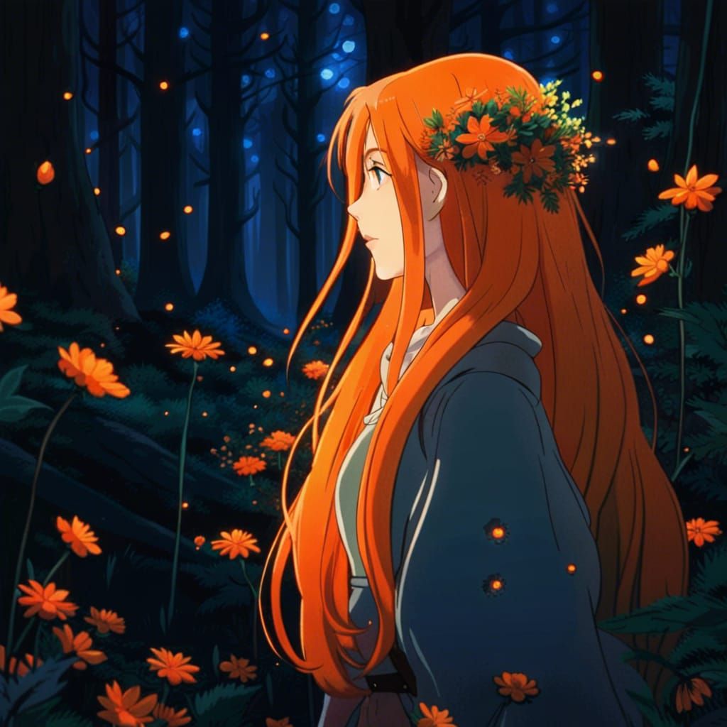 Fantasy Saint in Forest: Anime Key Visual