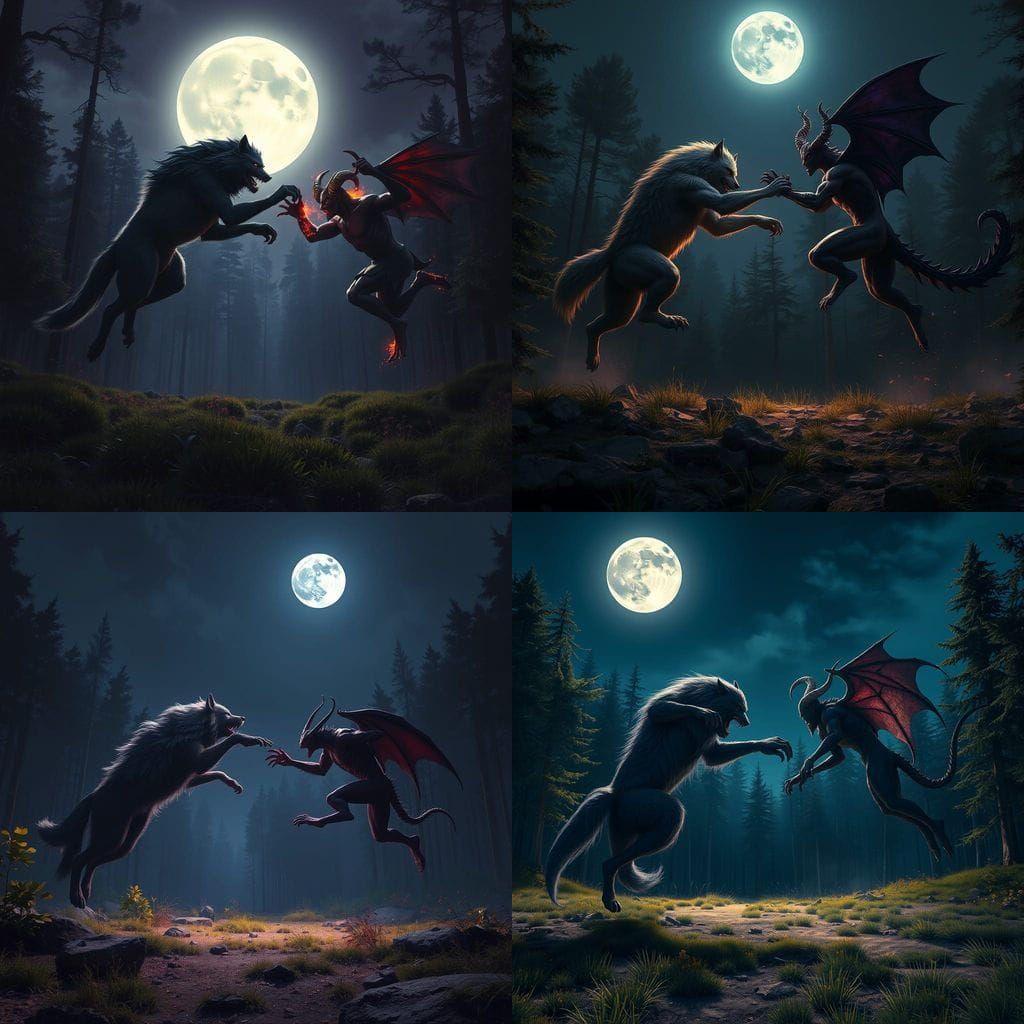 Werewolf vs demon