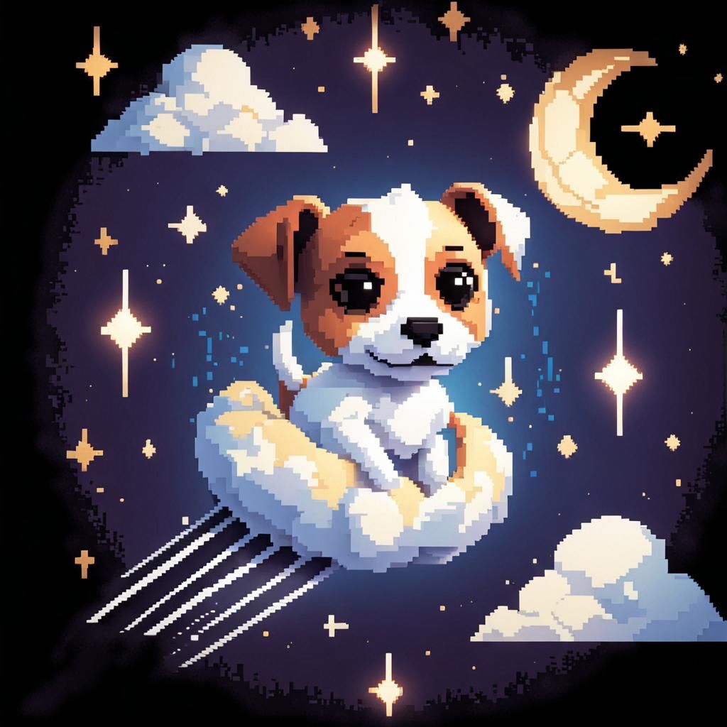 Abstract Pixel Art Creation