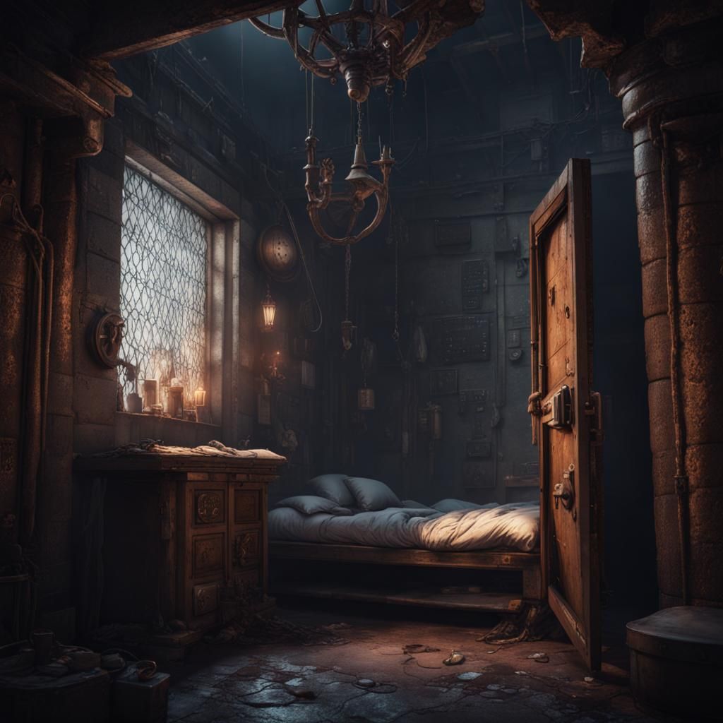 Padded Cell: Detailed Matte Painting in Deep Color