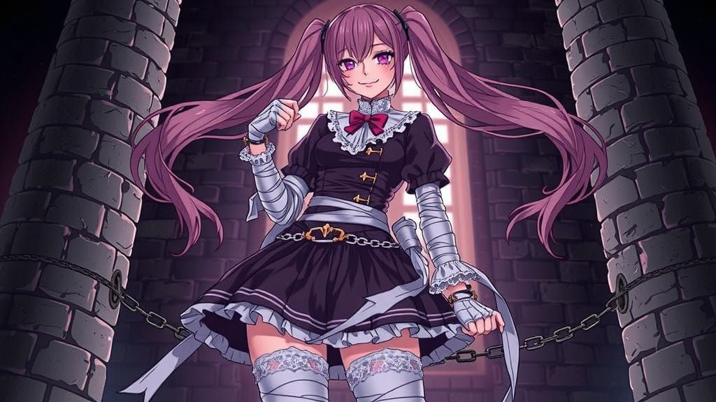 Anime Gothic Mummy in Victorian Dress