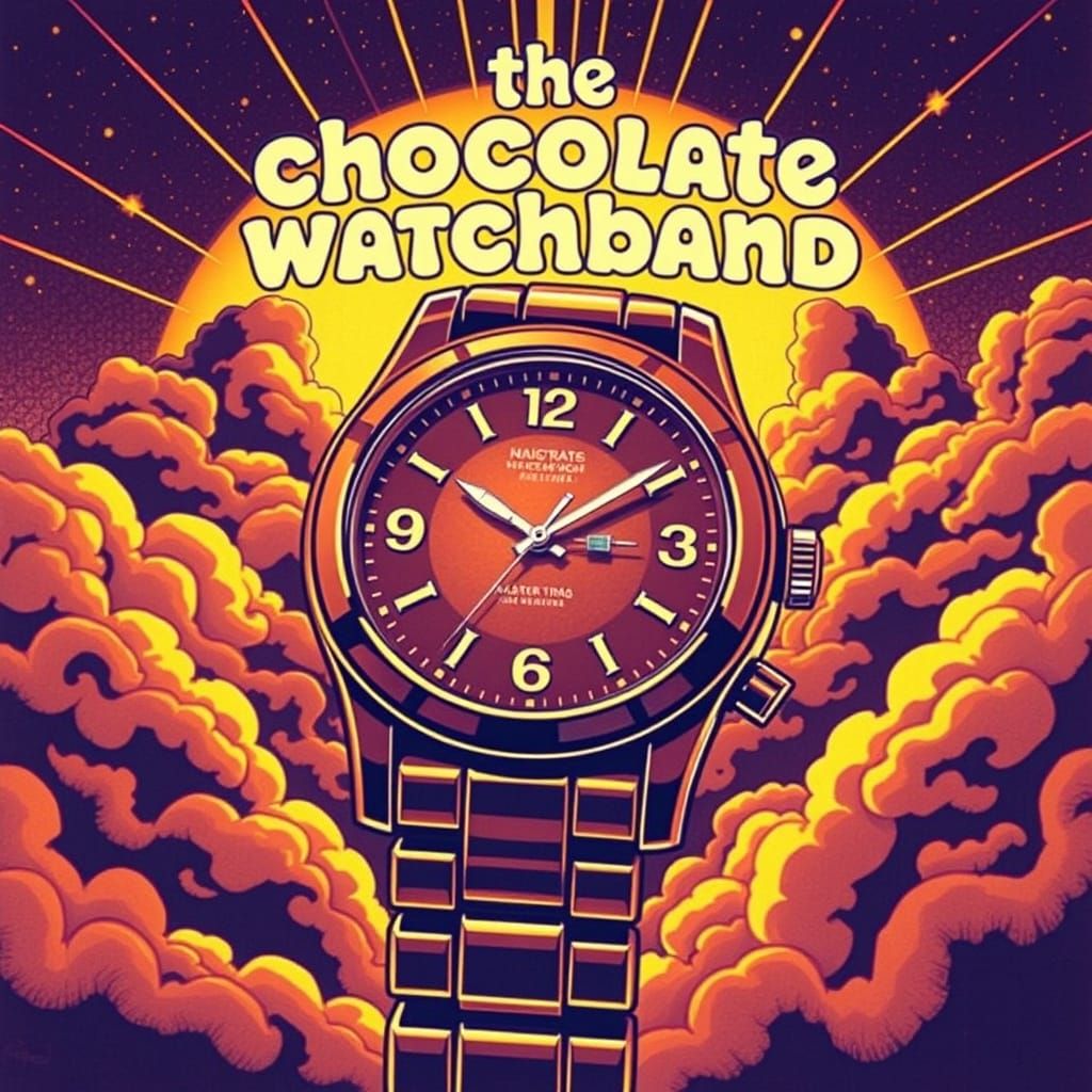 Psychedelic 1960s Poster Art: Chocolate Watchband