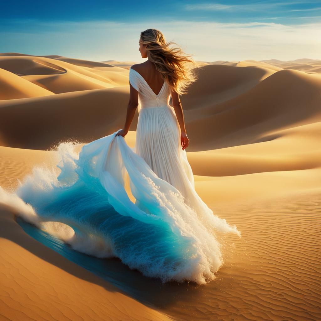 Llevando una nube por el desierto