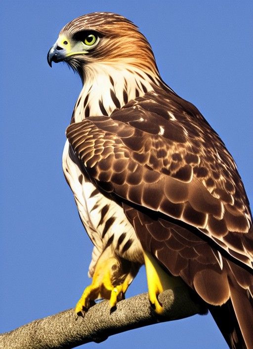 Majestic Hawk Portrait