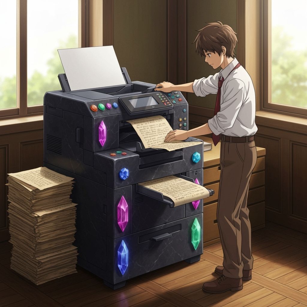 Magical College Intern Copies Scrolls in Studio Ghibli Anime...