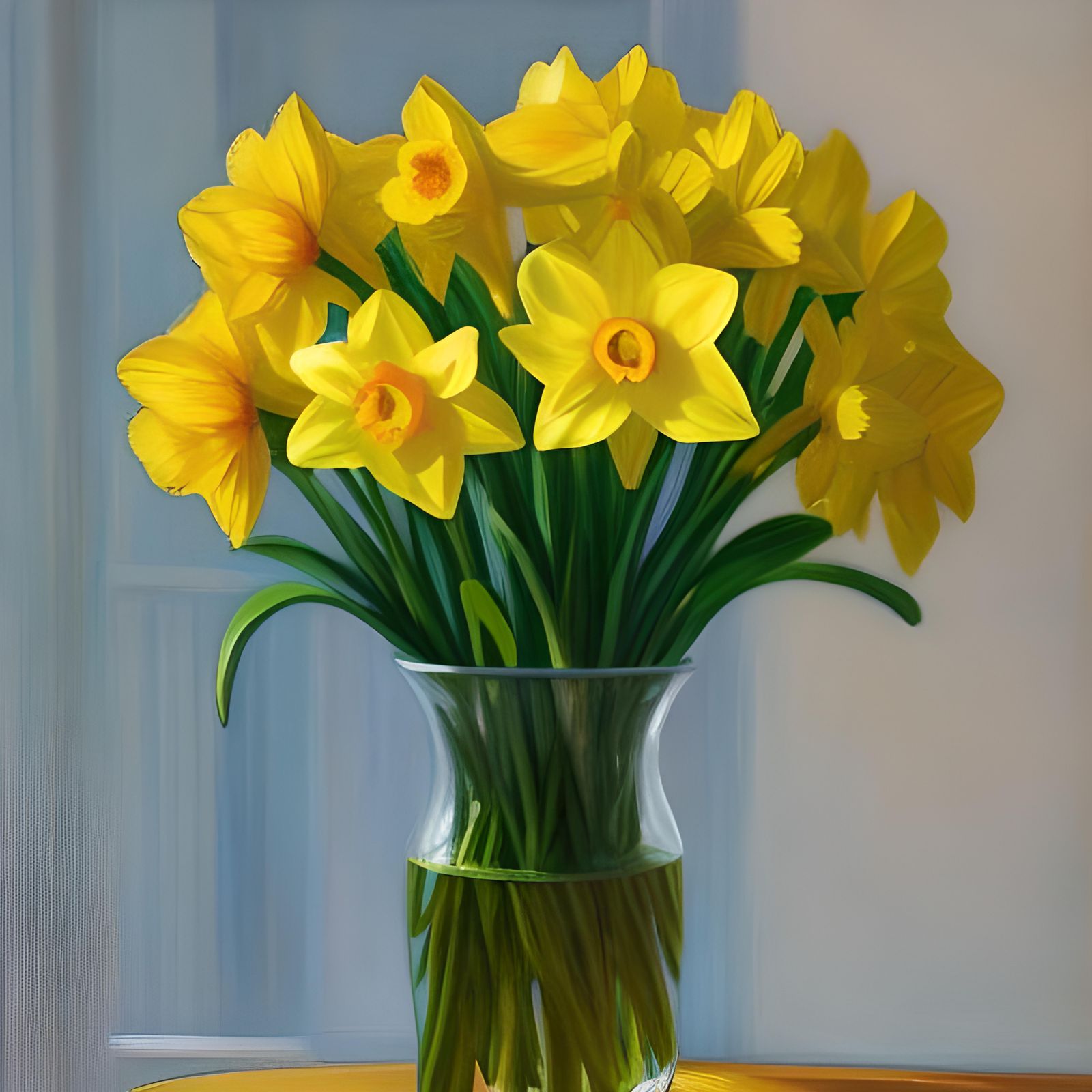Daffodil Petals: An Impressionistic Study of Light