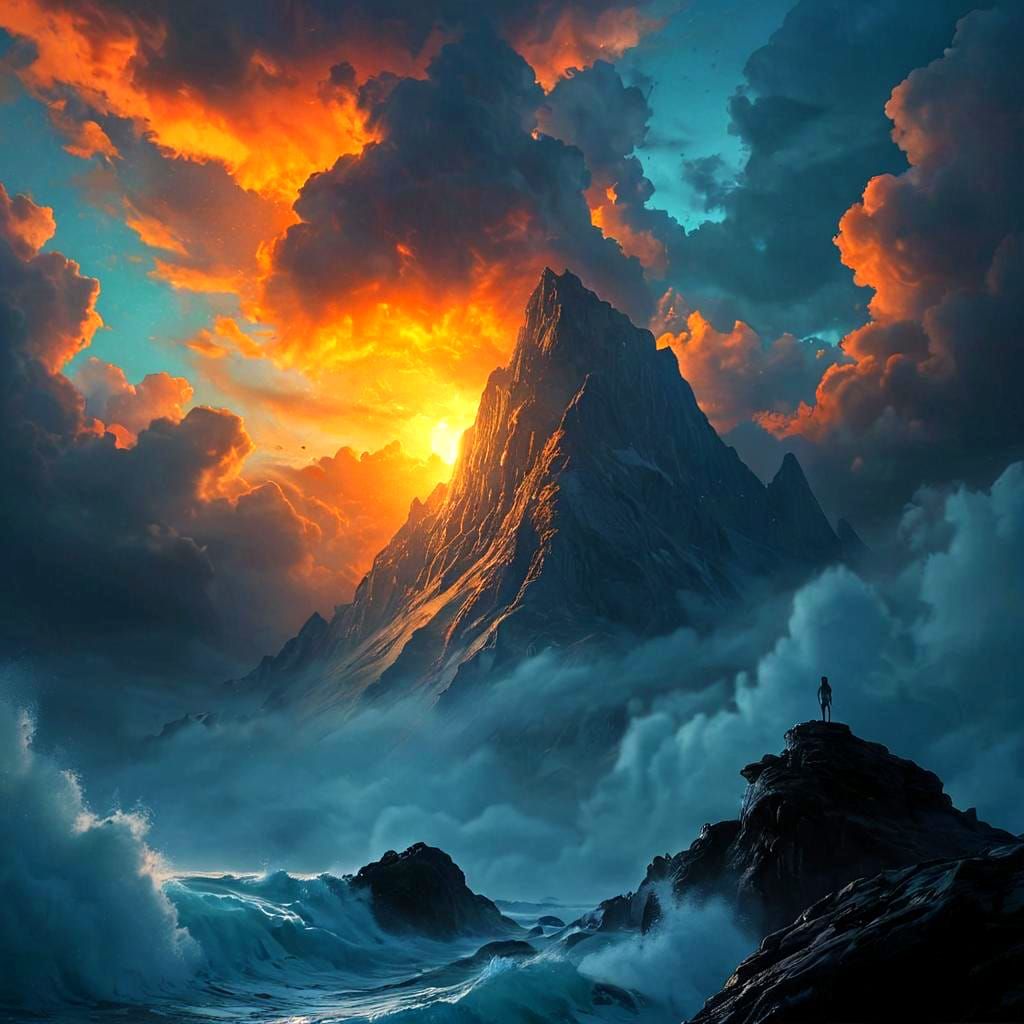 Cinematic Fantasy Landscape Inspired by Gilbert Williams