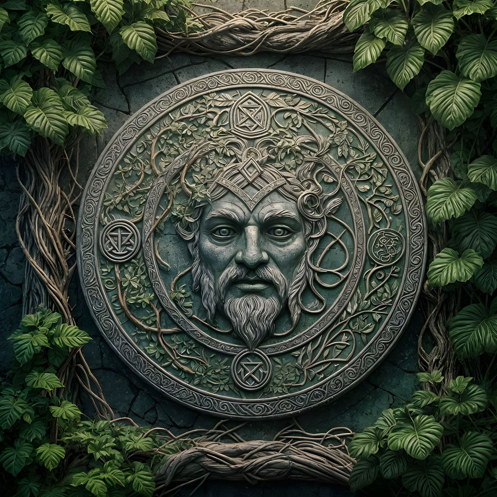 Engraving to the Legend of Cernunnos