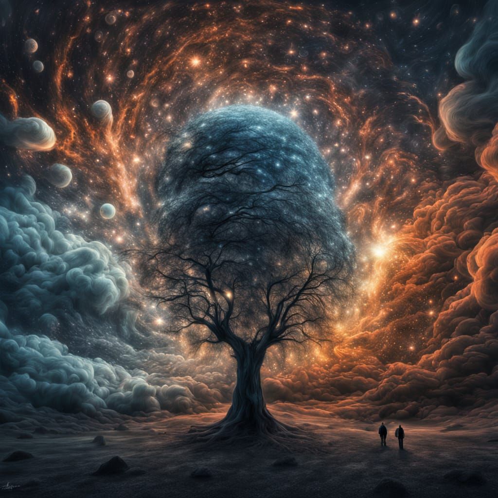 Cosmic Creation: Dark Matter Gods Build Universes