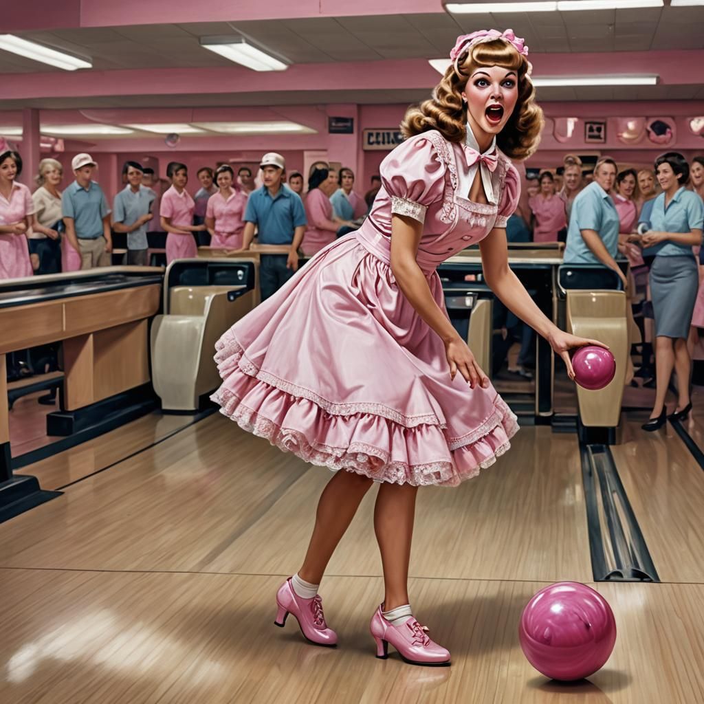 Pink Sissymaid Bowling Tournament Success
