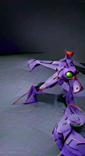 Evangelion Unit 01: Low-Poly PSX Model