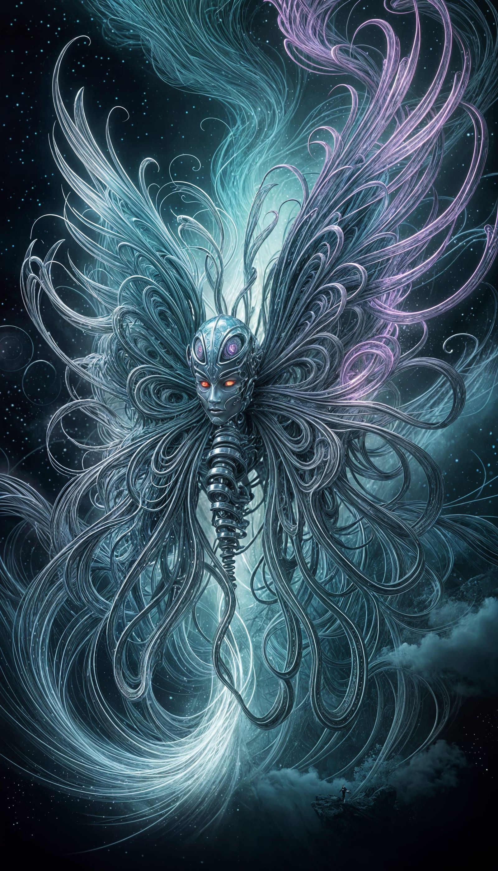 Unpredictable Modern AI Creation: A Unique Visual