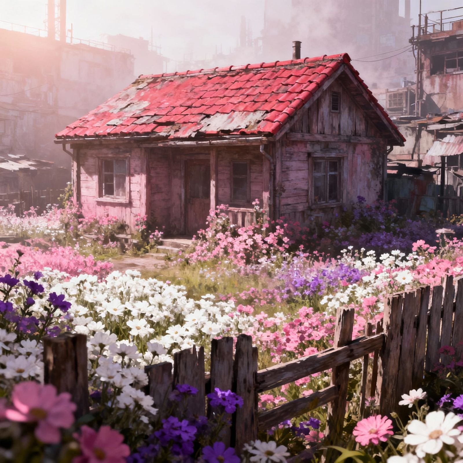 Aerith's Flower Garden House in Final Fantasy VII Slums