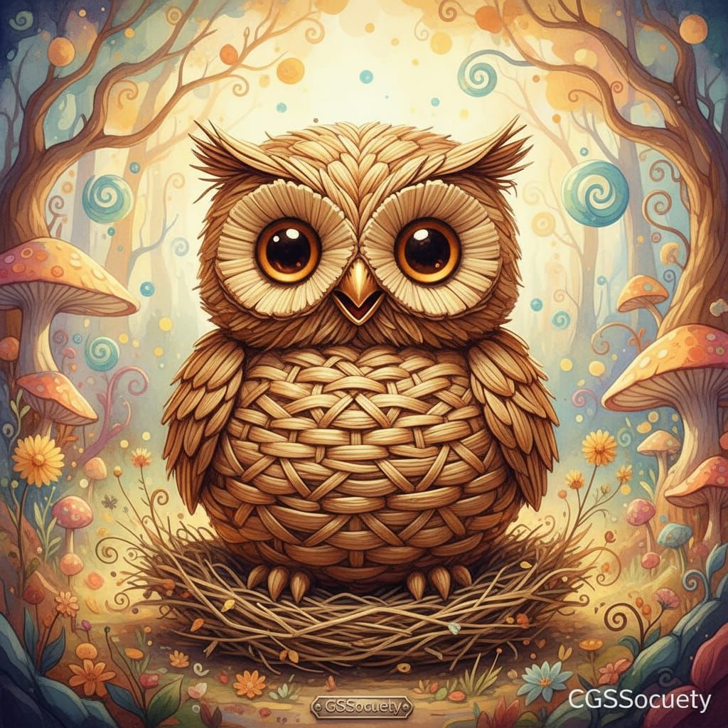Basket Owl 🦉 🧺